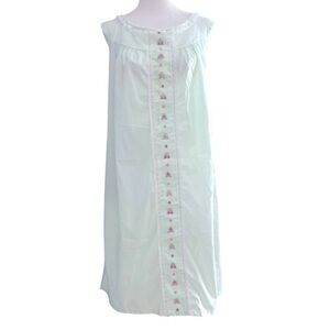 Heiress 60’s mint green Cottagecore night gown
